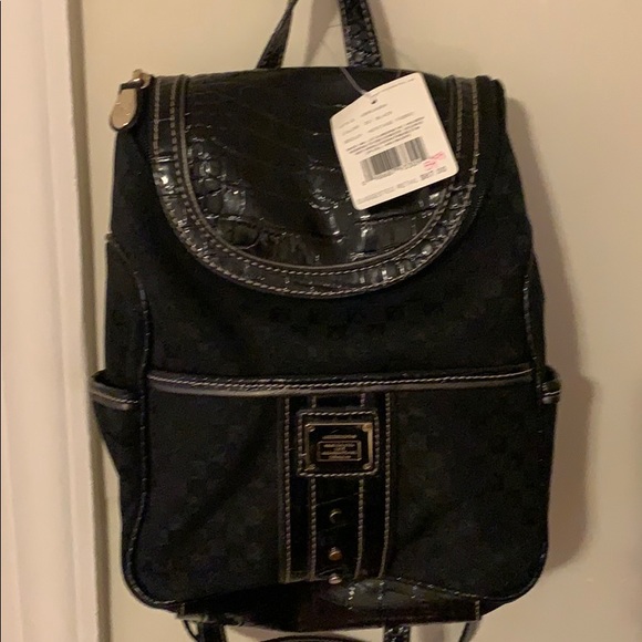 Liz Claiborne Handbags - Liz Claiborne black back pack purse